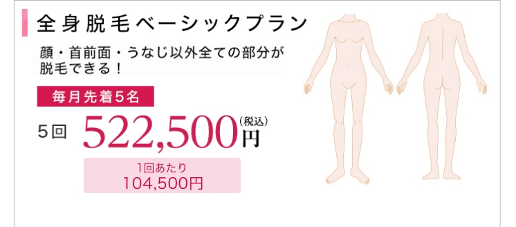 全身脱毛フルプラン