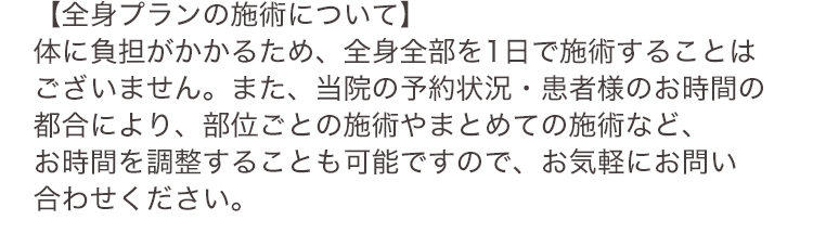 全身脱毛ミニプラン